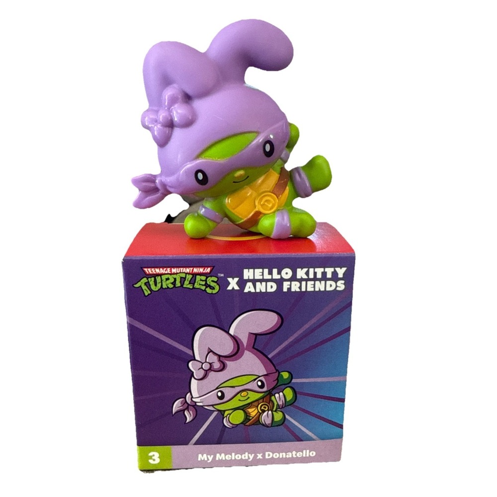 2025 McDonalds Teenage Mutant Ninja Turtles X Hello Kitty MY MELODY X DONATELLO